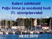 Kalevi Jahtklubi sünnipäev – 71!!!