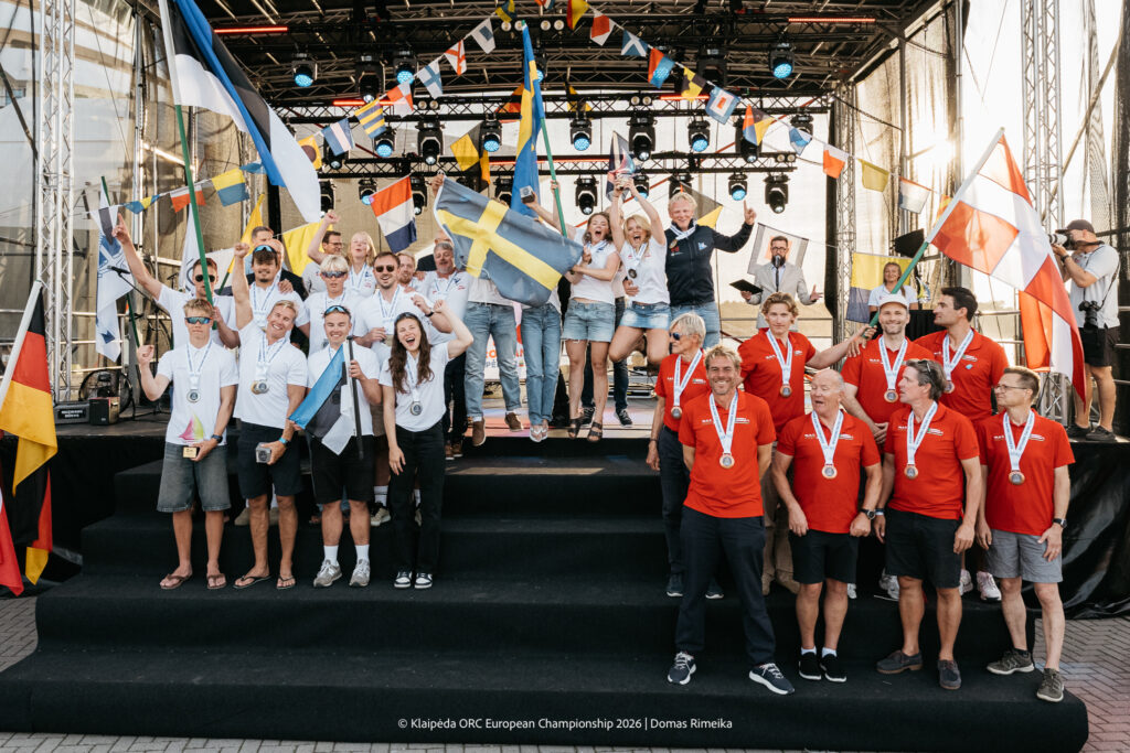 ORC C klassi poodium - Klaipeda ORC EM 2026 © Domas Rimeika